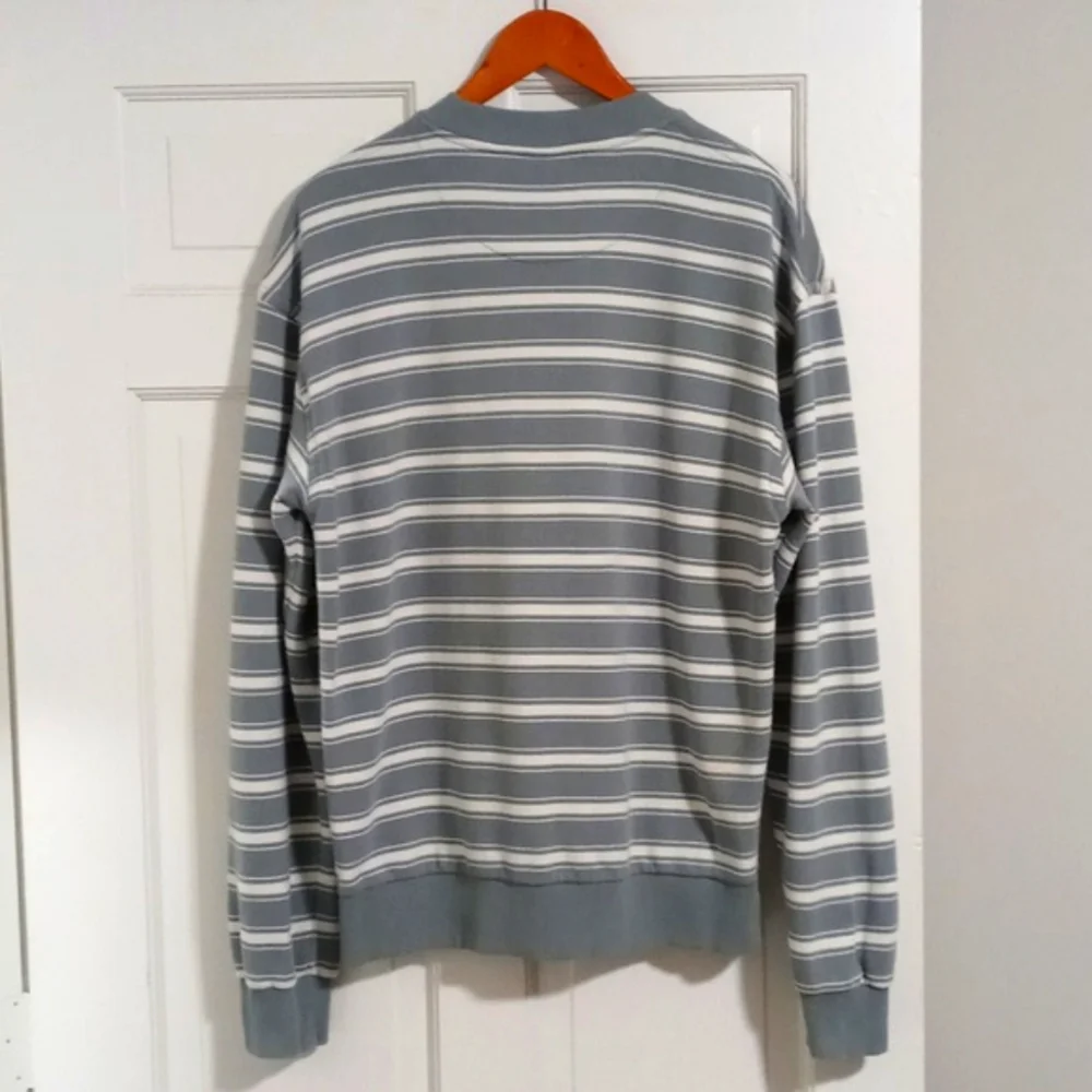 Scotch & Soda Blue and White Striped Sweatshirt - Picture 3 of 13